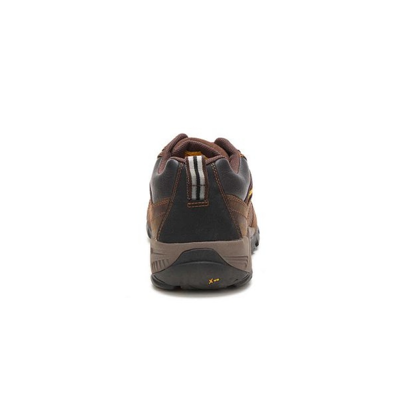 Men's Caterpillar Argon Composite Toe Work Shoes Dark / Brown | 598246-TQF