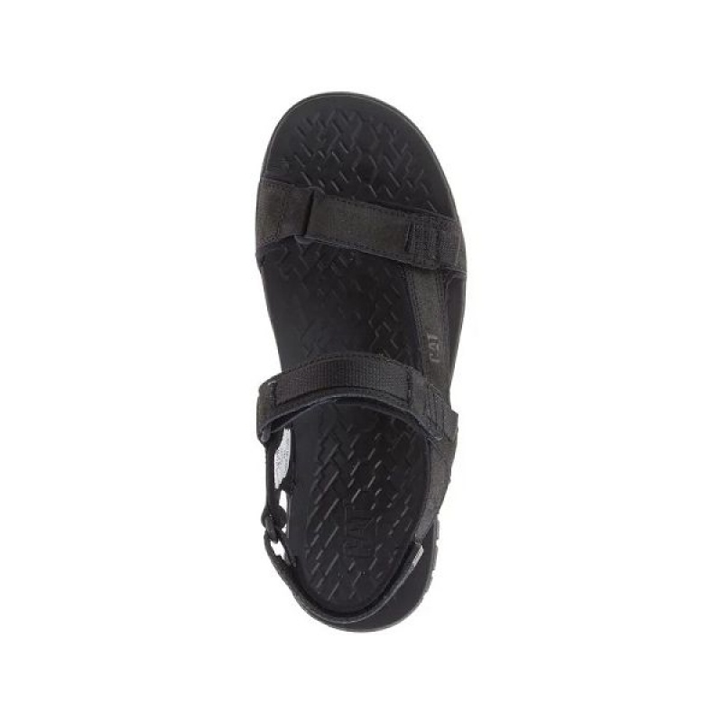 Men's Caterpillar Atchison Cat Sandals Black | 976053-FYV