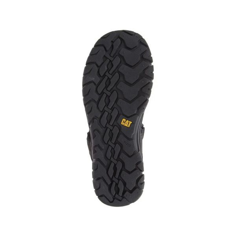 Men's Caterpillar Atchison Cat Sandals Black | 976053-FYV