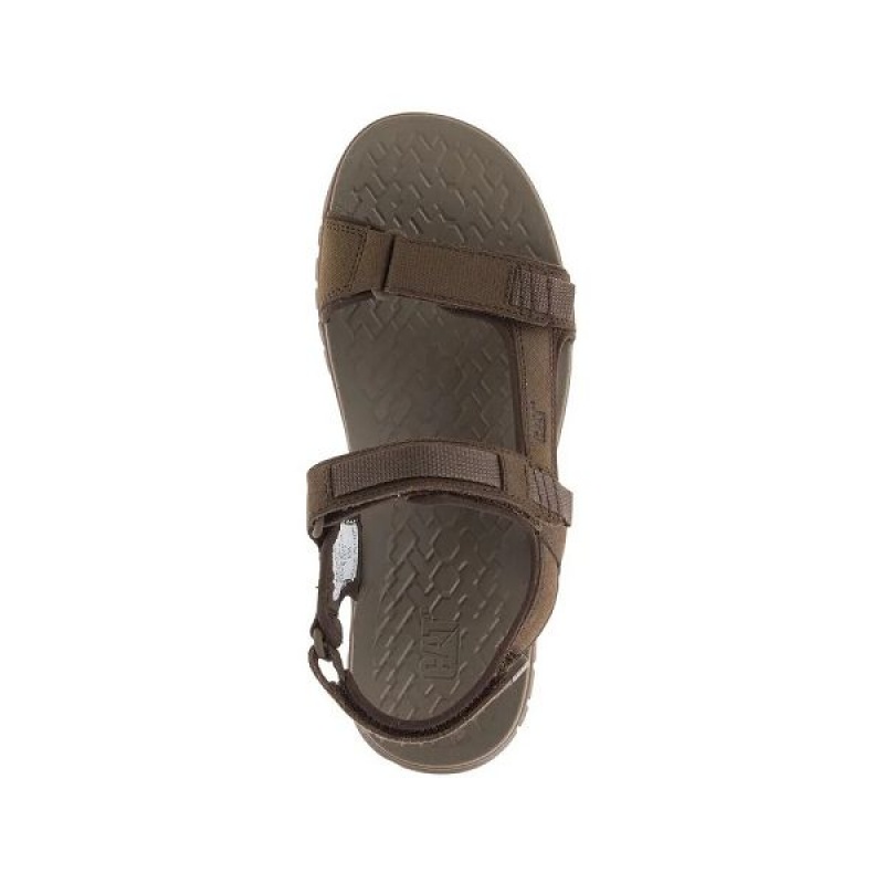 Men's Caterpillar Atchison Cat Sandals Brown | 867109-LCW