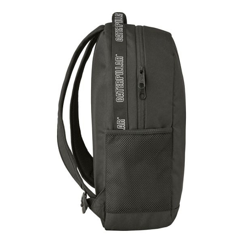 Men's Caterpillar Backpack Black | 109268-WVQ