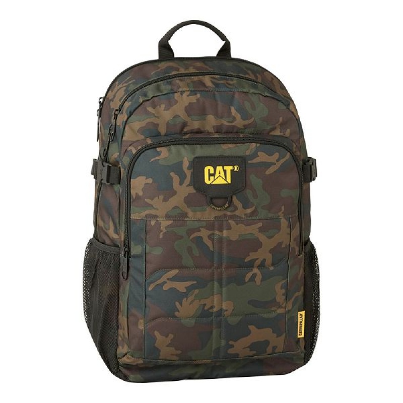 Men\'s Caterpillar Barry Backpack Olive | 593682-DNL