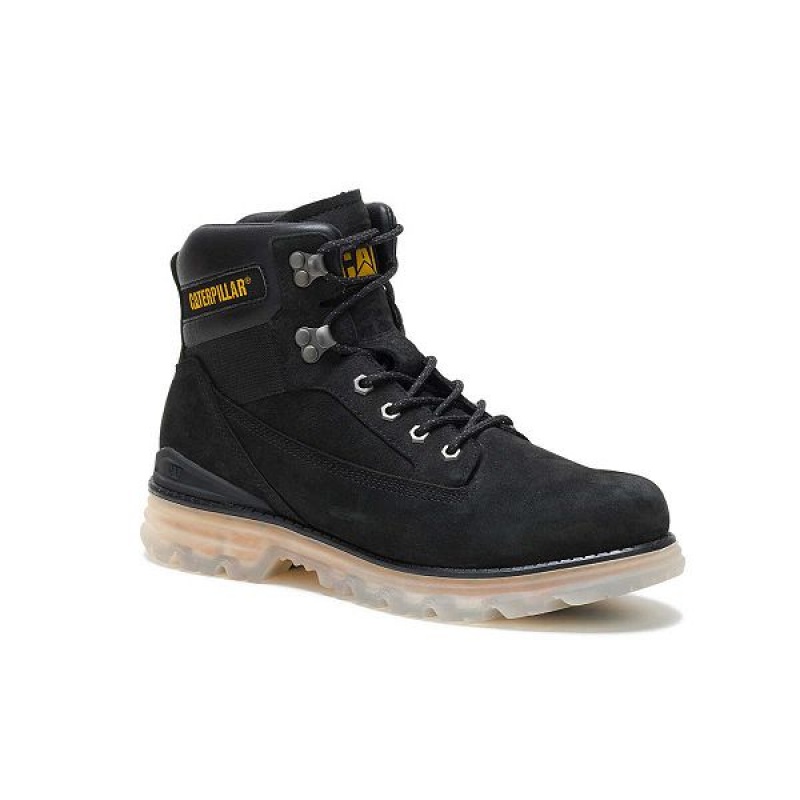 Men's Caterpillar Baseplate Boots Black | 169472-QLI