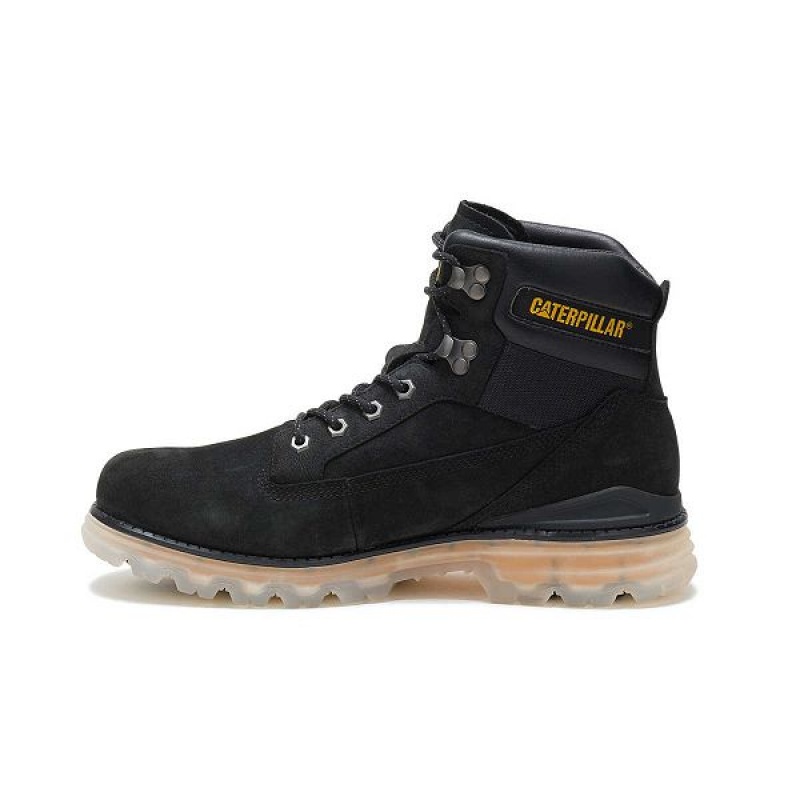 Men's Caterpillar Baseplate Boots Black | 169472-QLI