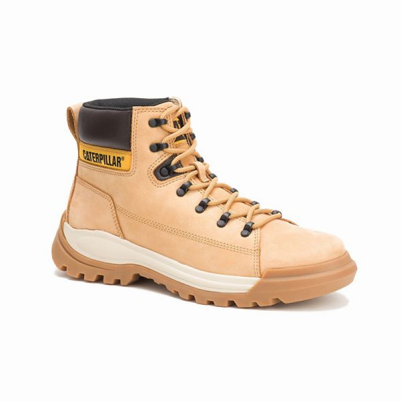 Men's Caterpillar Brawn Boots Brown | 298461-YHU