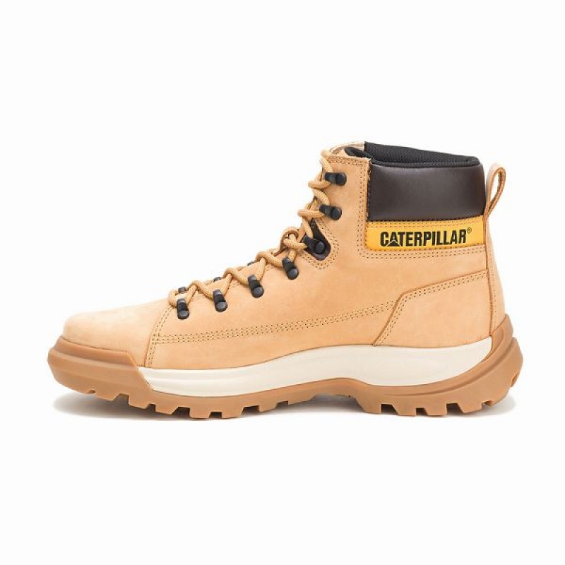 Men's Caterpillar Brawn Boots Brown | 298461-YHU