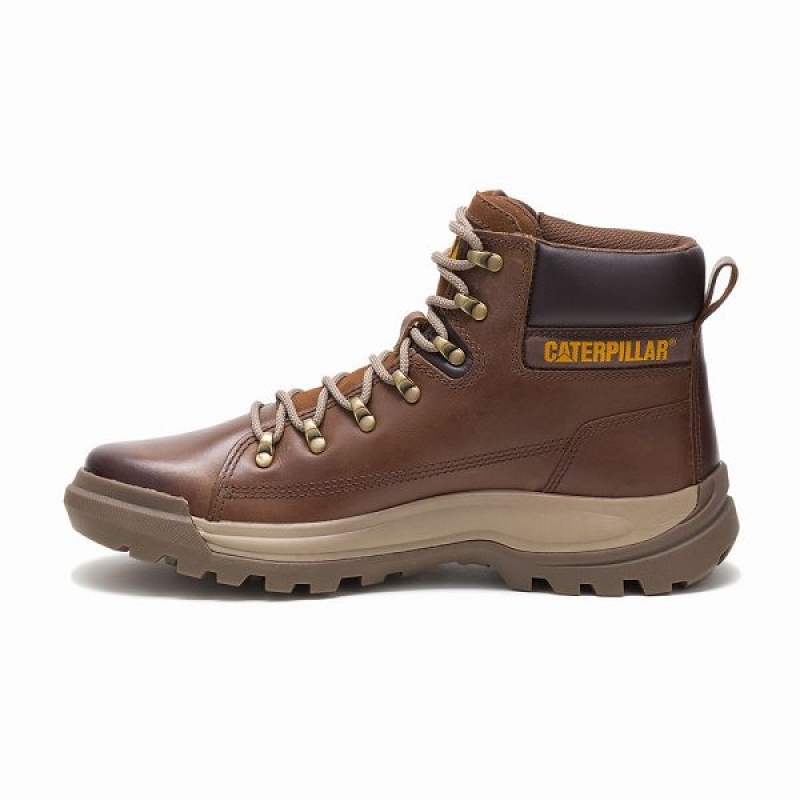 Men's Caterpillar Brawn Boots Dark / Brown | 483501-ZDR