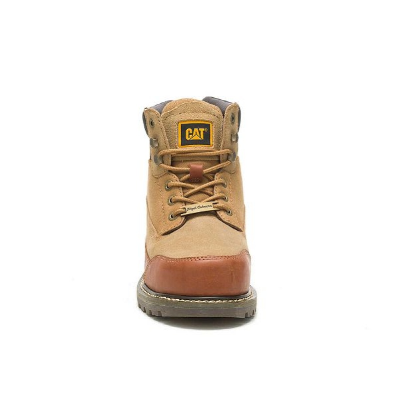 Men's Caterpillar Cat Footwear x Nigel Cabourn Utah Boots Brown | 462310-ESU