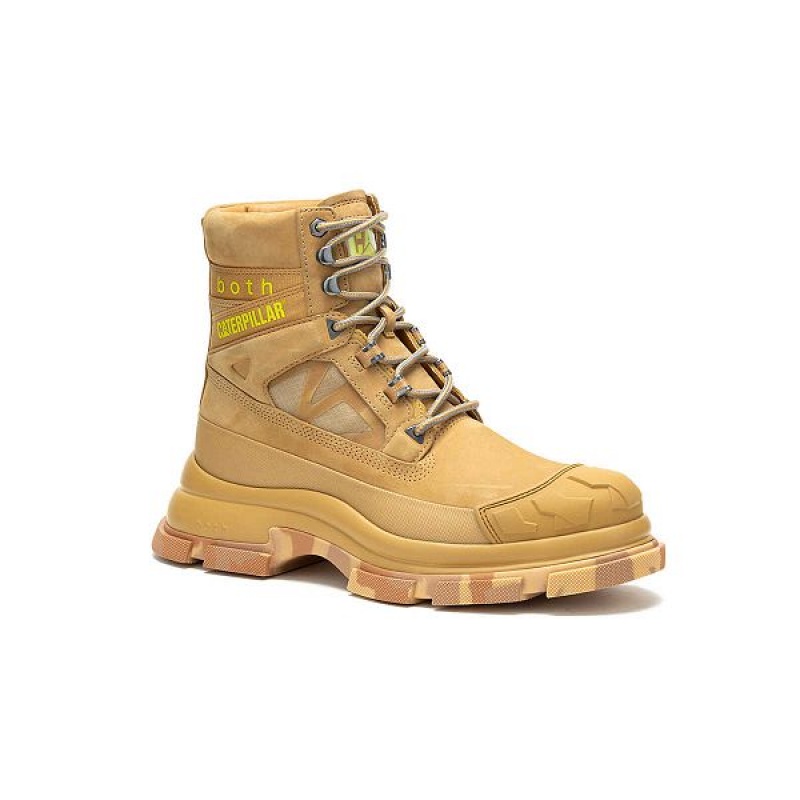 Men's Caterpillar Cat Footwear x both GAO Pioneer Boots Brown | 871092-GXO