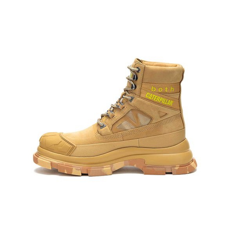 Men's Caterpillar Cat Footwear x both GAO Pioneer Boots Brown | 871092-GXO