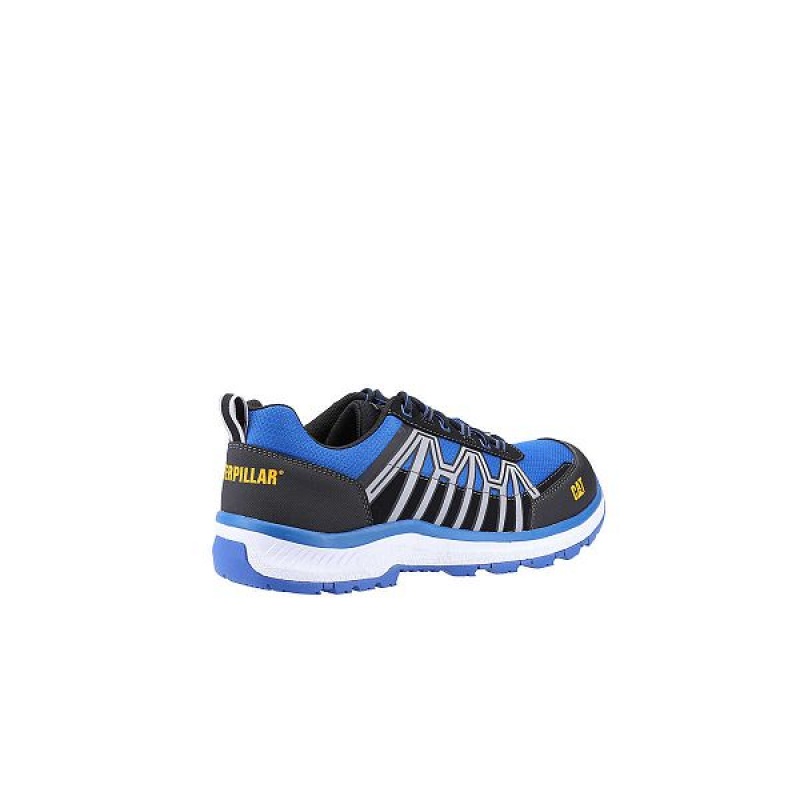 Men's Caterpillar Charge S3 HRO SRC+ESD Work Shoes Blue | 928314-ONR