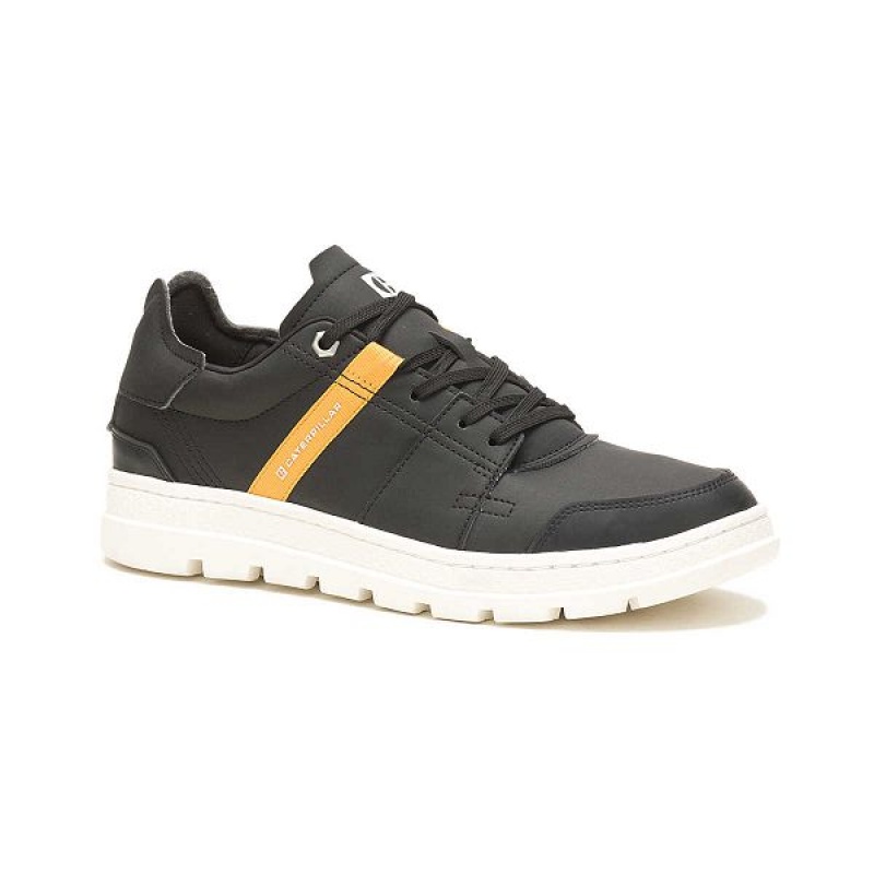 Men's Caterpillar Cite Low Sneakers Black | 208341-KGJ