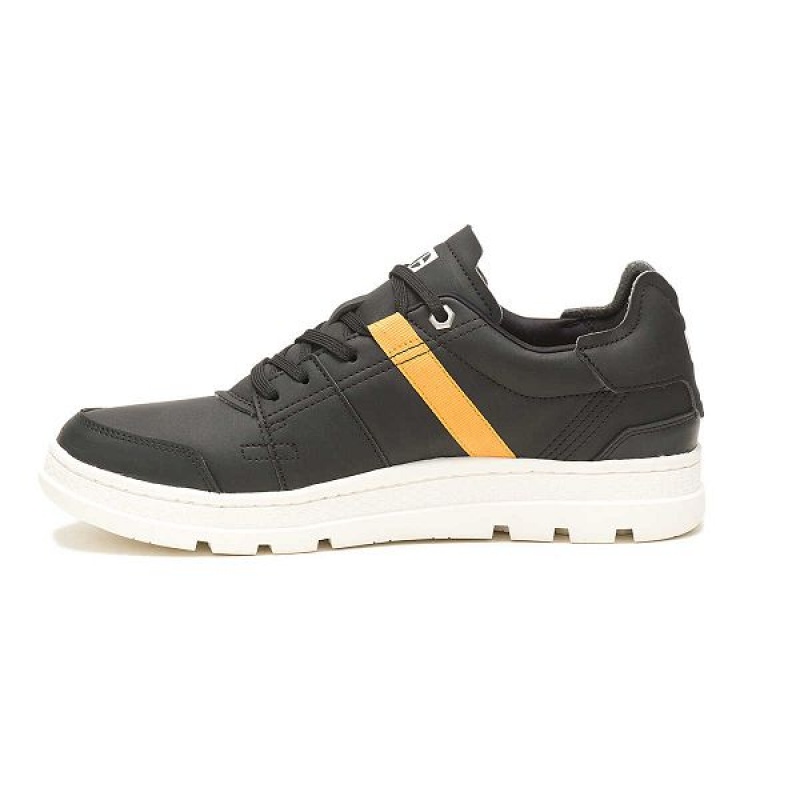 Men's Caterpillar Cite Low Sneakers Black | 208341-KGJ