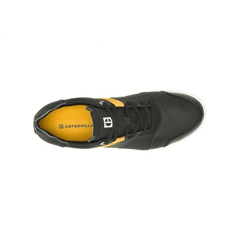 Men's Caterpillar Cite Low Sneakers Black | 208341-KGJ