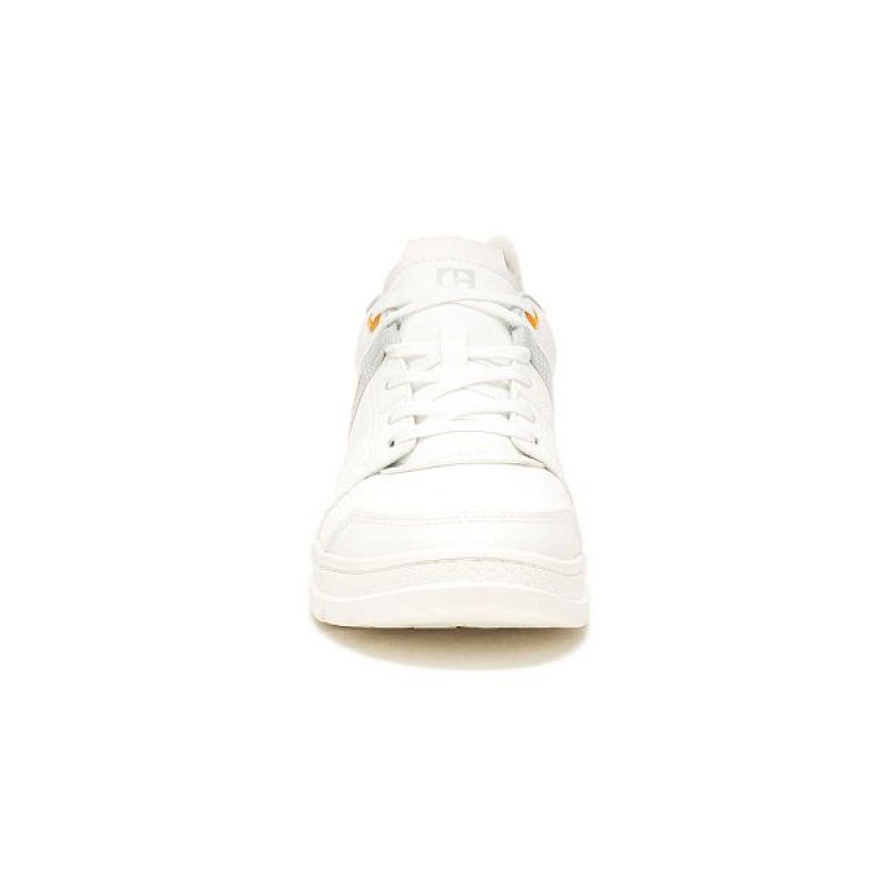 Men's Caterpillar Cite Low Sneakers White | 673104-QLV