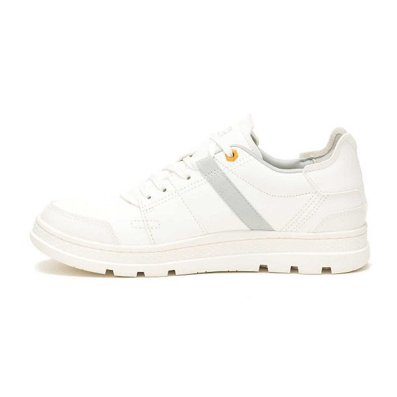 Men's Caterpillar Cite Low Sneakers White | 673104-QLV