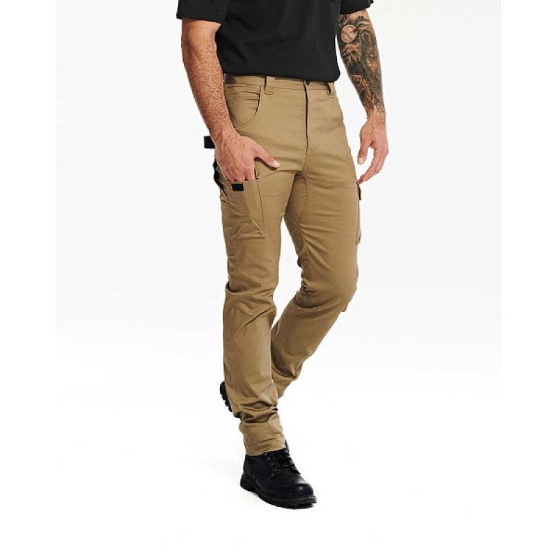 Men's Caterpillar Coolmax Outdoor Work Pants Khaki | 150836-JKT