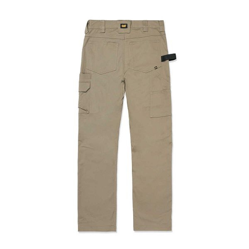 Men's Caterpillar Coolmax Outdoor Work Pants Khaki | 150836-JKT