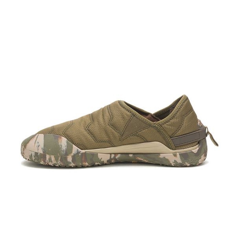 Men's Caterpillar Crossover Slip On Dark / Olive | 926314-GUT