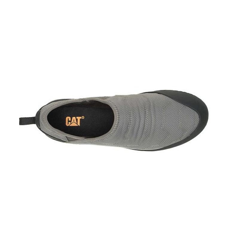 Men's Caterpillar Crossover Slip On Grey | 684932-UNQ