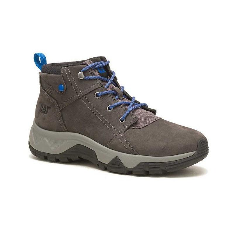 Men's Caterpillar Detours Chukka Boots Grey | 984201-DFE