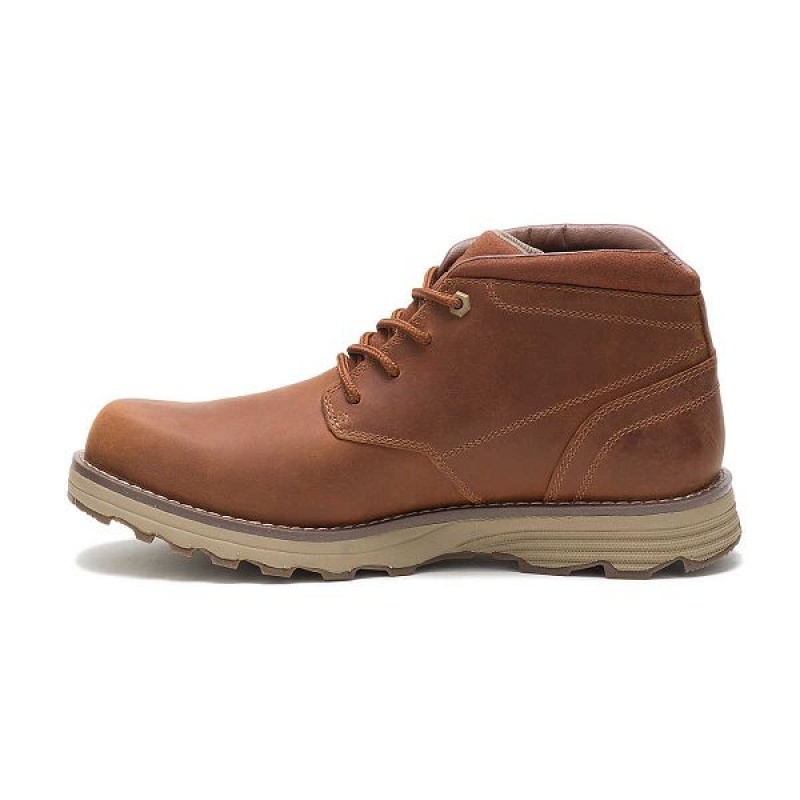 Men's Caterpillar Elude Waterproof Boots Brown | 083561-RCQ