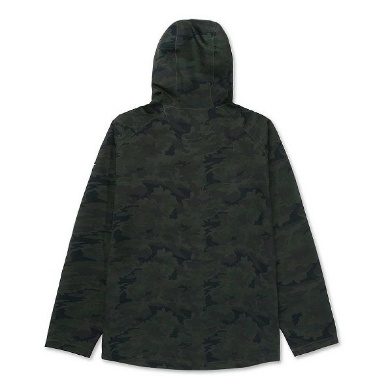 Men's Caterpillar Essential Rain Jackets Camo | 520467-HDI