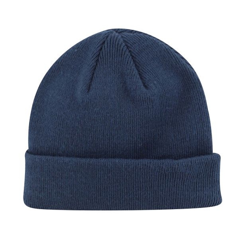 Men's Caterpillar Foundation Knit Hats Blue | 506473-TUK