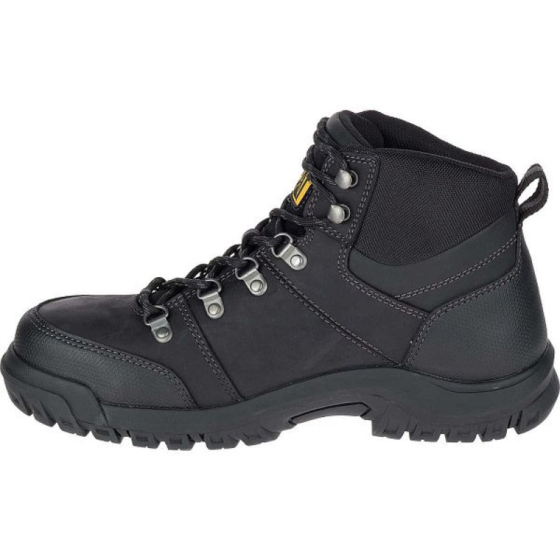 Men's Caterpillar Framework S3 WR HRO SRA Steel Toe Work Boots Black | 806349-RTN