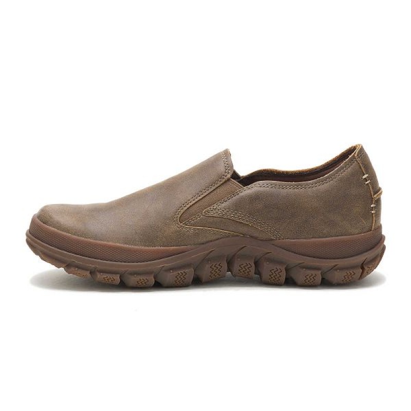 Men's Caterpillar Fused Slip On Brown | 837156-TCO