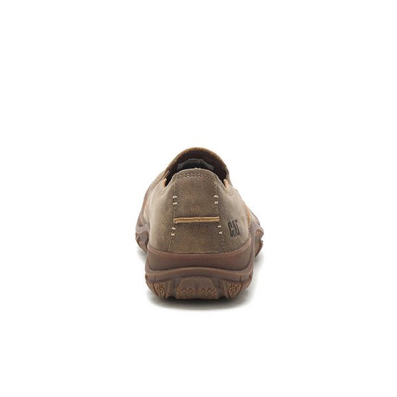 Men's Caterpillar Fused Slip On Brown | 837156-TCO