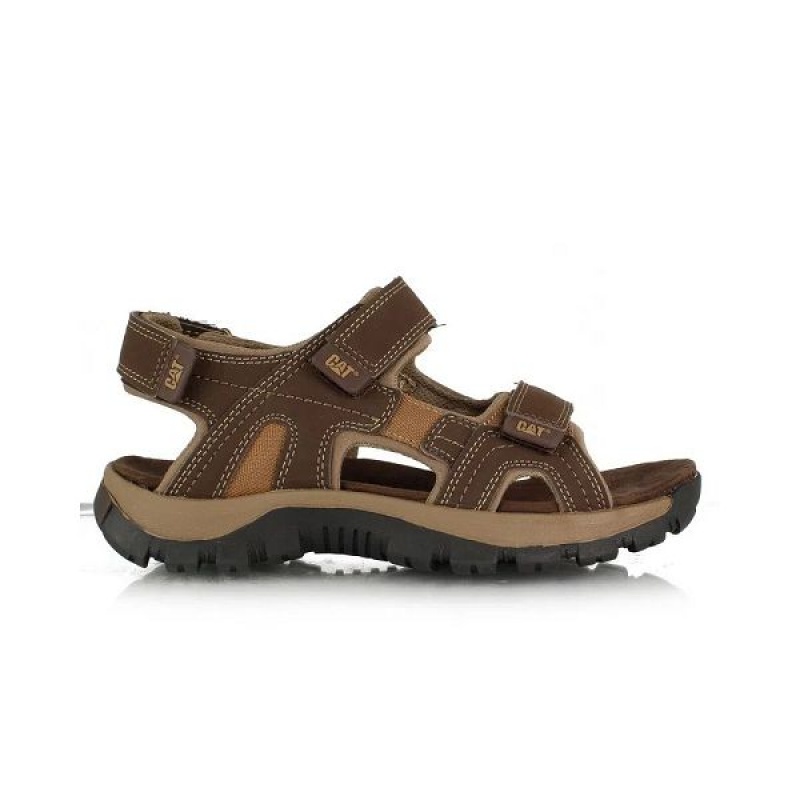 Men's Caterpillar Giles Sandals Brown | 942716-BPF