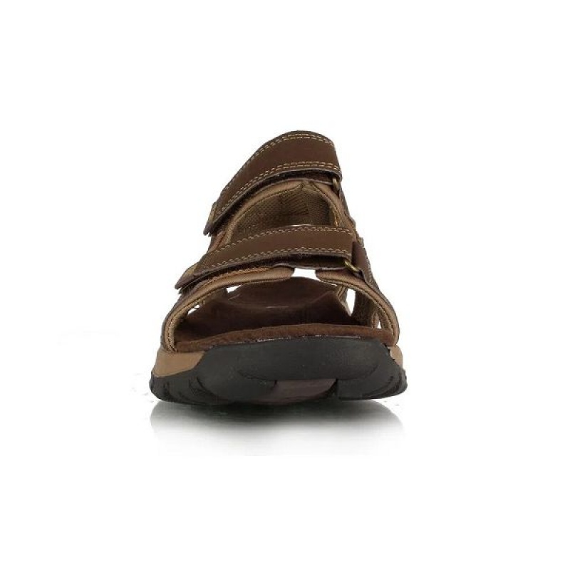 Men's Caterpillar Giles Sandals Brown | 942716-BPF