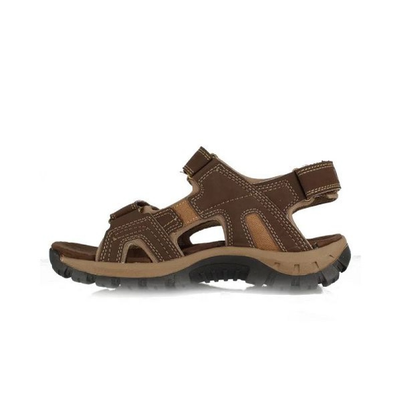 Men's Caterpillar Giles Sandals Brown | 942716-BPF