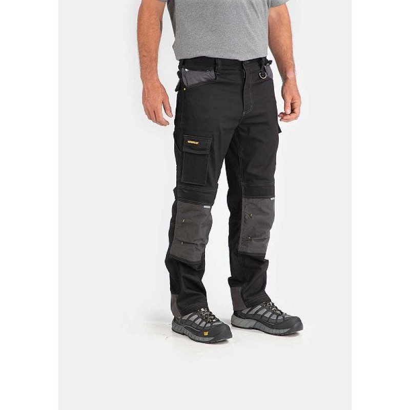 Men's Caterpillar H2O Defender Pants Black | 982754-VXW