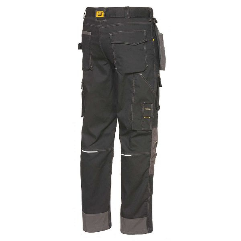 Men's Caterpillar H2O Defender Pants Black | 982754-VXW