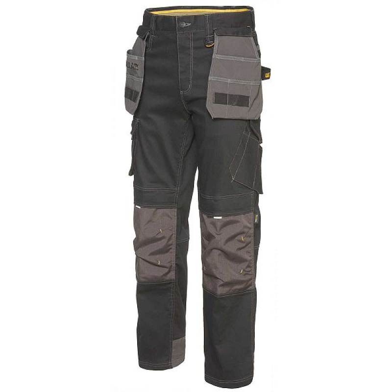 Men\'s Caterpillar H2O Defender Pants Black | 982754-VXW