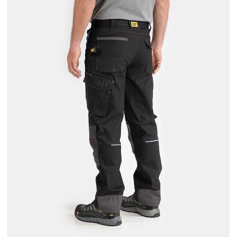 Men's Caterpillar H2O Defender Pants Dark / Brown | 493510-BDN