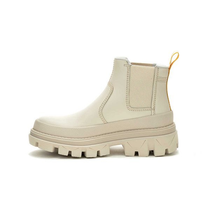 Men's Caterpillar Hardwear Chelsea Boots Beige | 725694-BRK