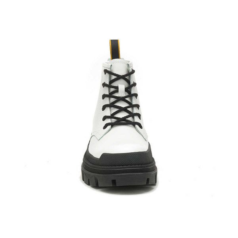 Men's Caterpillar Hardwear Mid Boots White | 106945-TMC