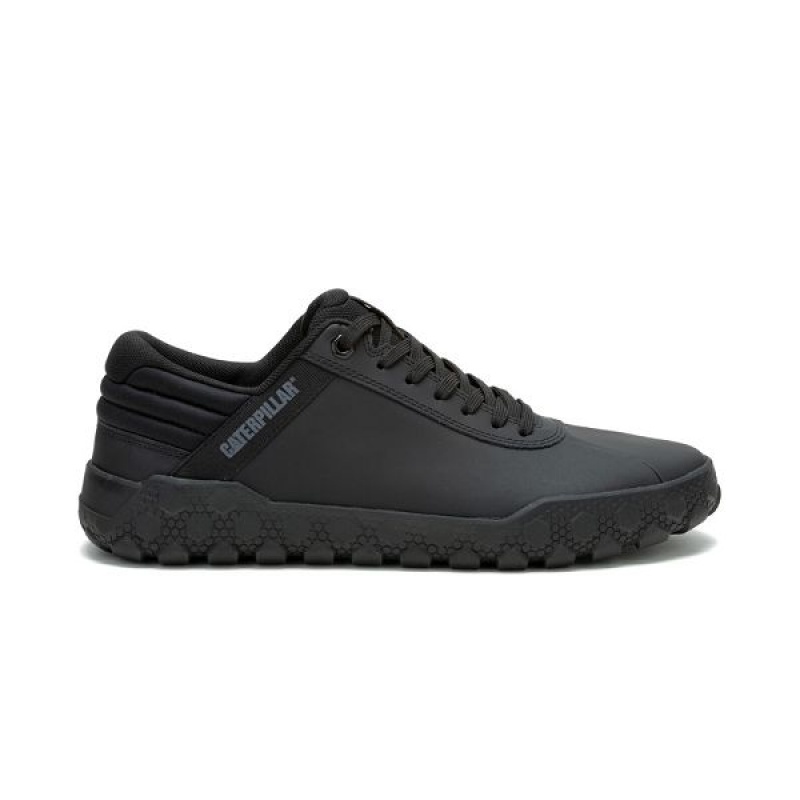 Men's Caterpillar Hex Plus Sneakers Black / Black | 183695-JRU