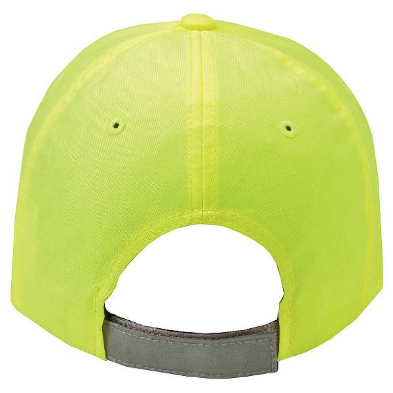 Men's Caterpillar Hi-Vis Trademark Caps Light / Yellow | 809541-WOY