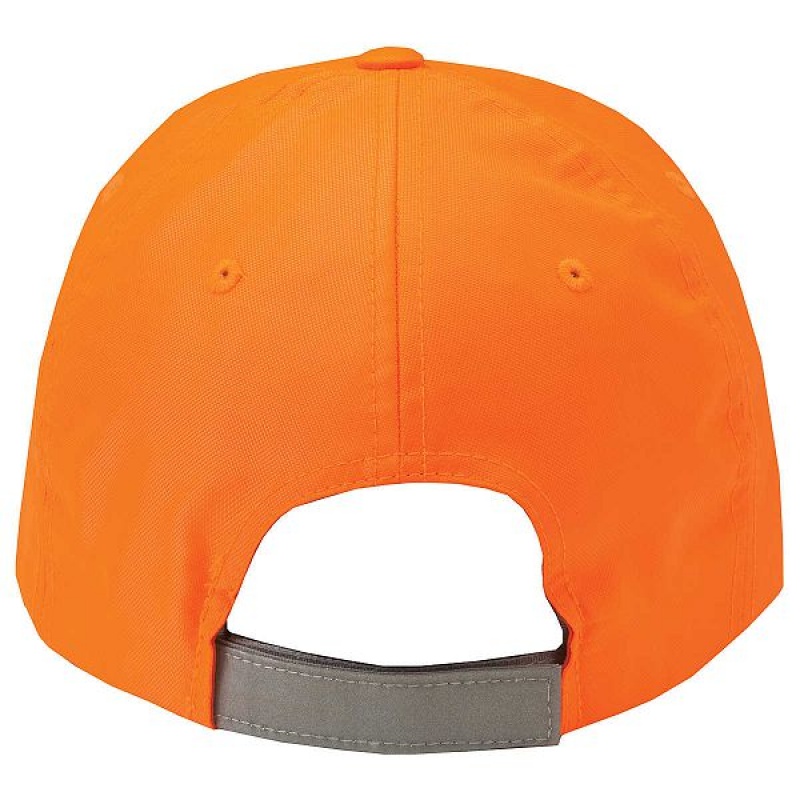 Men's Caterpillar Hi-Vis Trademark Caps Orange | 018256-LMR