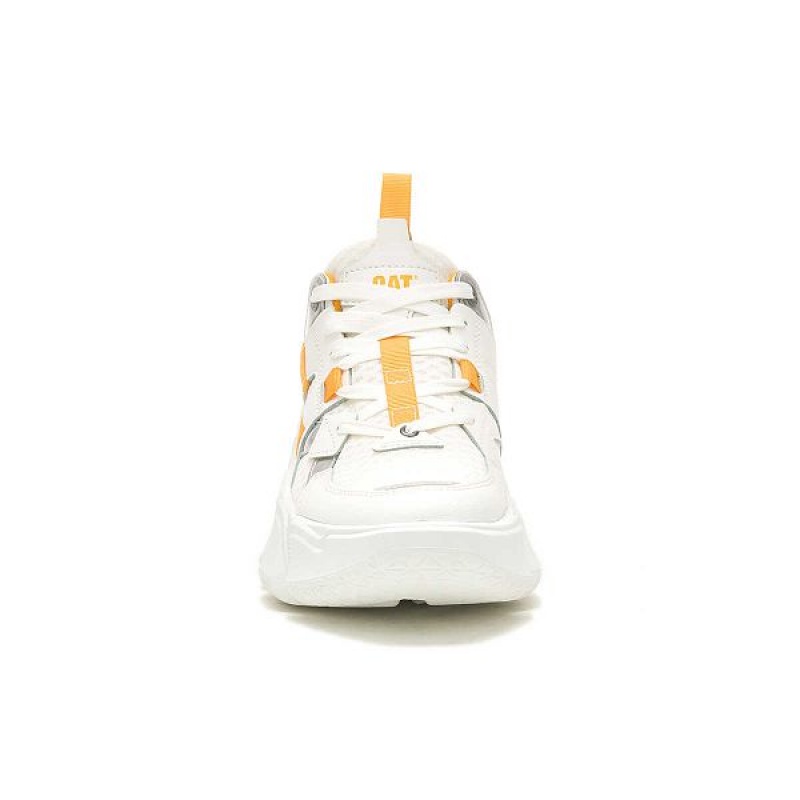 Men's Caterpillar Imposter Mesh Sneakers White | 385209-ZNP