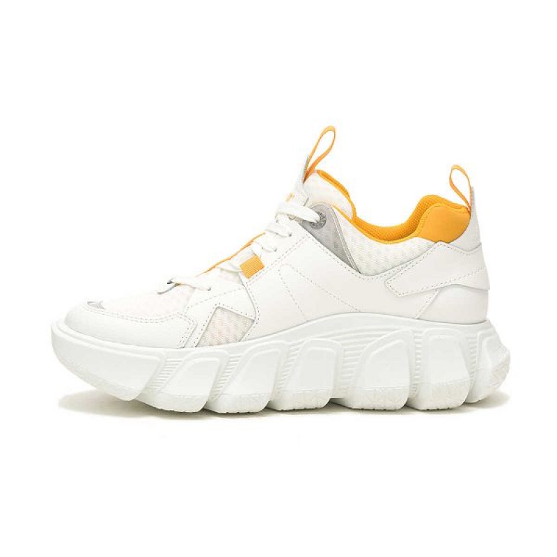 Men's Caterpillar Imposter Mesh Sneakers White | 385209-ZNP