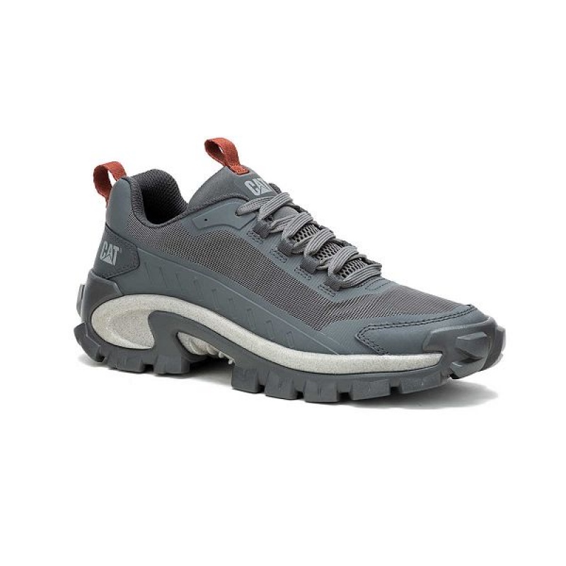 Men's Caterpillar Intruder Lightning Mesh Sneakers Grey | 568947-PAC