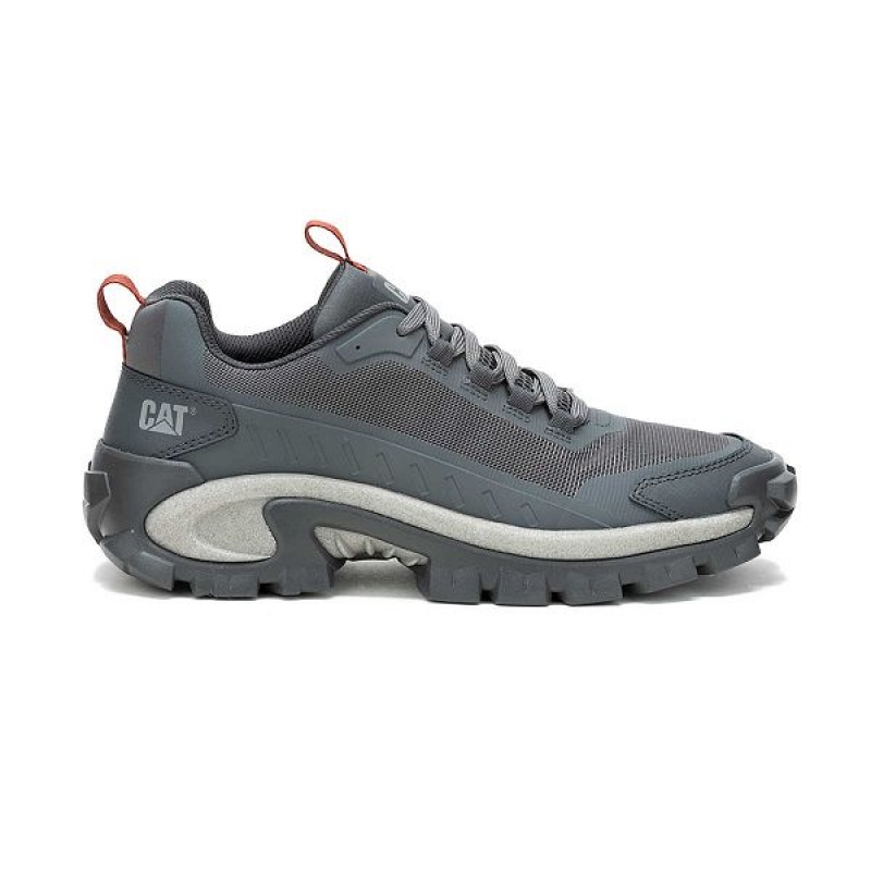 Men\'s Caterpillar Intruder Lightning Mesh Sneakers Grey | 568947-PAC