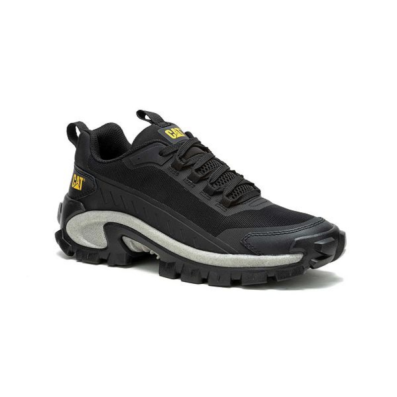 Men's Caterpillar Intruder Lightning Mesh Sneakers Black | 843296-PLE