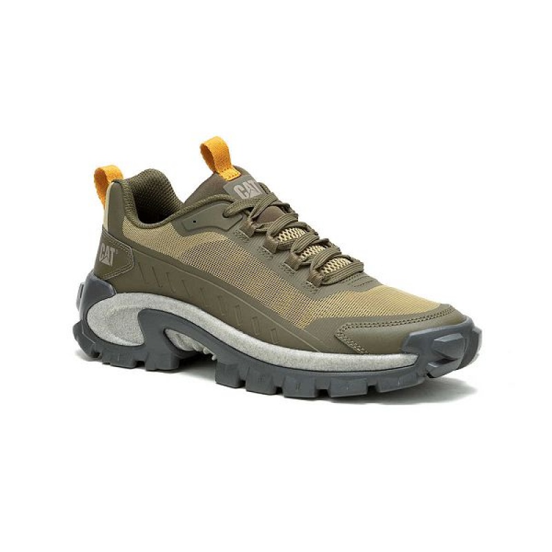 Men's Caterpillar Intruder Lightning Mesh Sneakers Dark / Olive | 908436-RGU