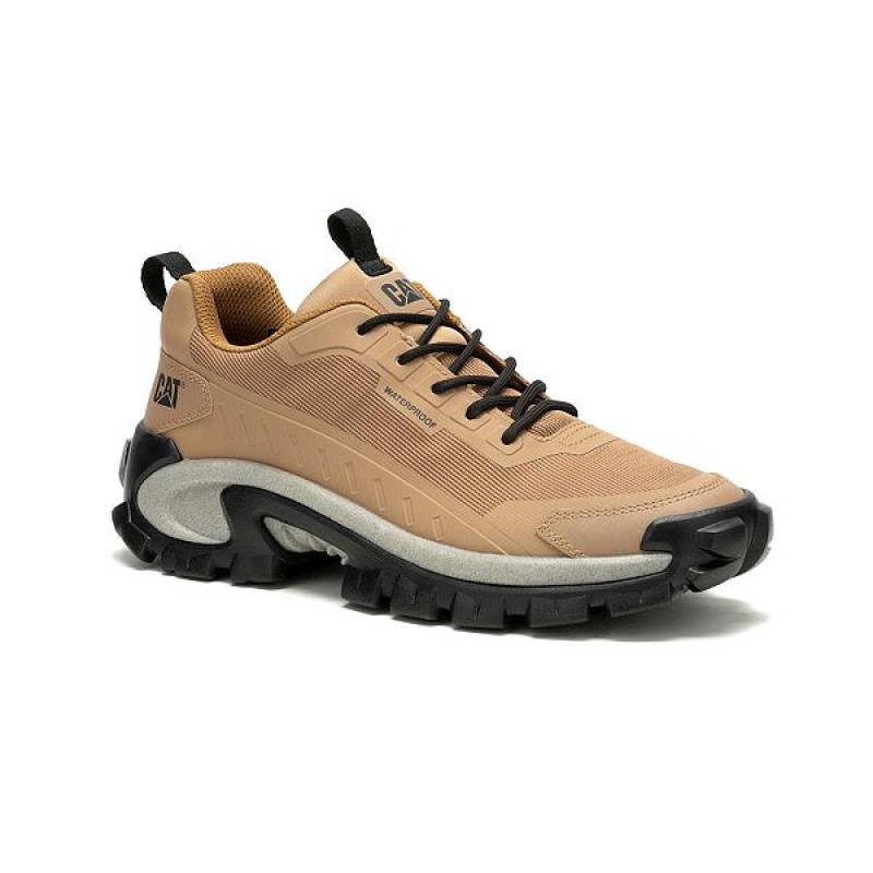 Men's Caterpillar Intruder Lightning Mesh Waterproof Sneakers Brown | 965384-CQE